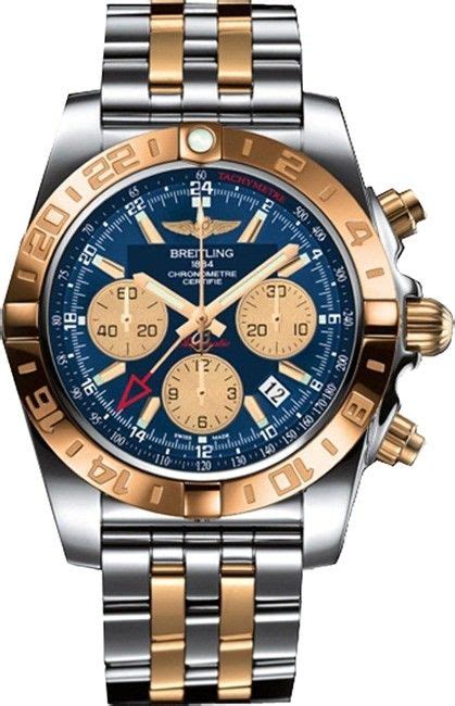 breitling two tone gold watch for sale|breitling watches for men goldsmiths.